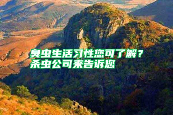 臭蟲生活習性您可了解?殺蟲公司來告訴您