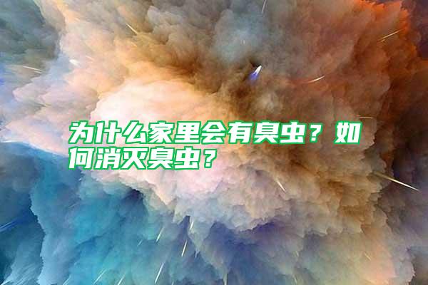 為什么家里會有臭蟲？如何消滅臭蟲？