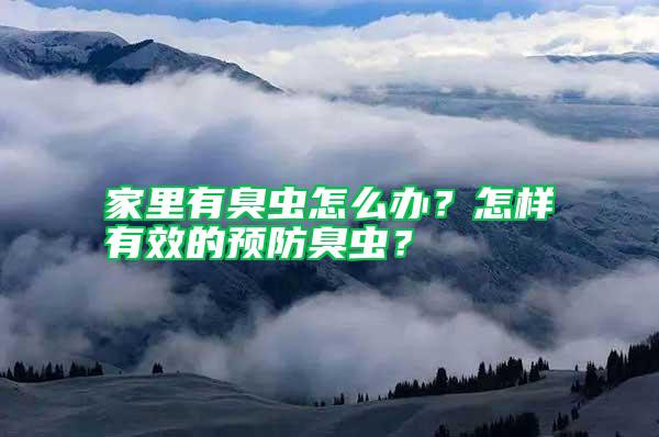 家里有臭蟲怎么辦？怎樣有效的預防臭蟲？