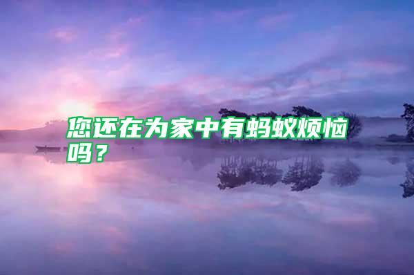 您還在為家中有螞蟻煩惱嗎？