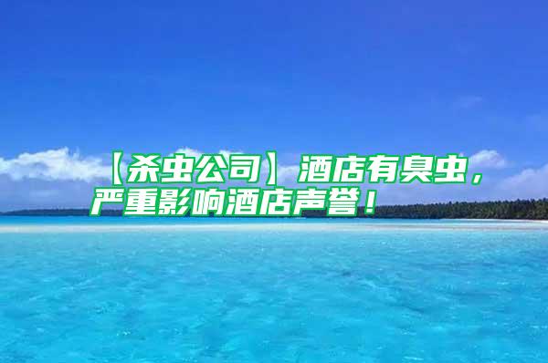 【殺蟲公司】酒店有臭蟲，嚴重影響酒店聲譽！