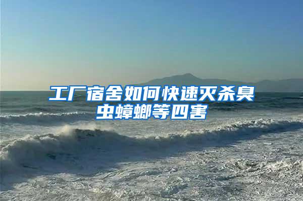 工廠宿舍如何快速滅殺臭蟲(chóng)蟑螂等四害