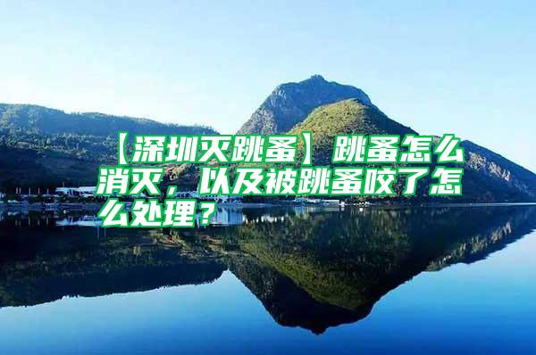 【深圳滅跳蚤】跳蚤怎么消滅，以及被跳蚤咬了怎么處理？